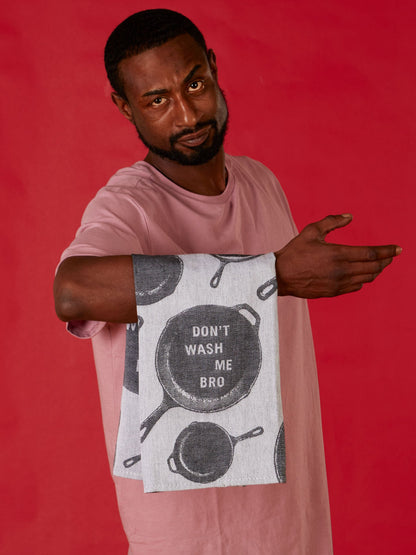 Don't Wash Me Bro Dish Towel - NEW! by Blue Q – image 4