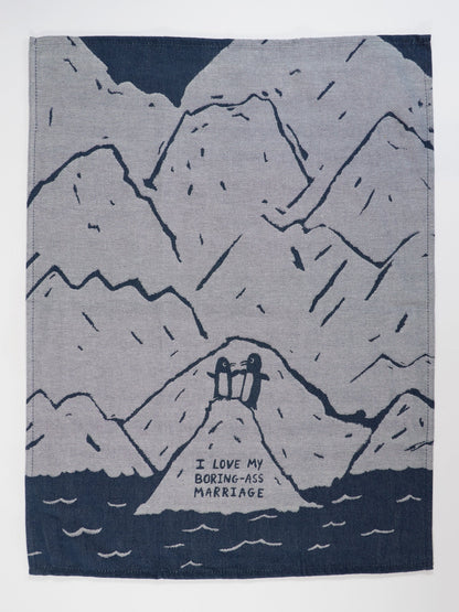 Boring-Ass Marriage Dish Towel by Blue Q – image 2
