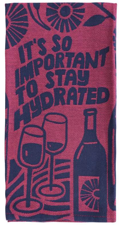 WW639 Stay Hydrated Dish Towel