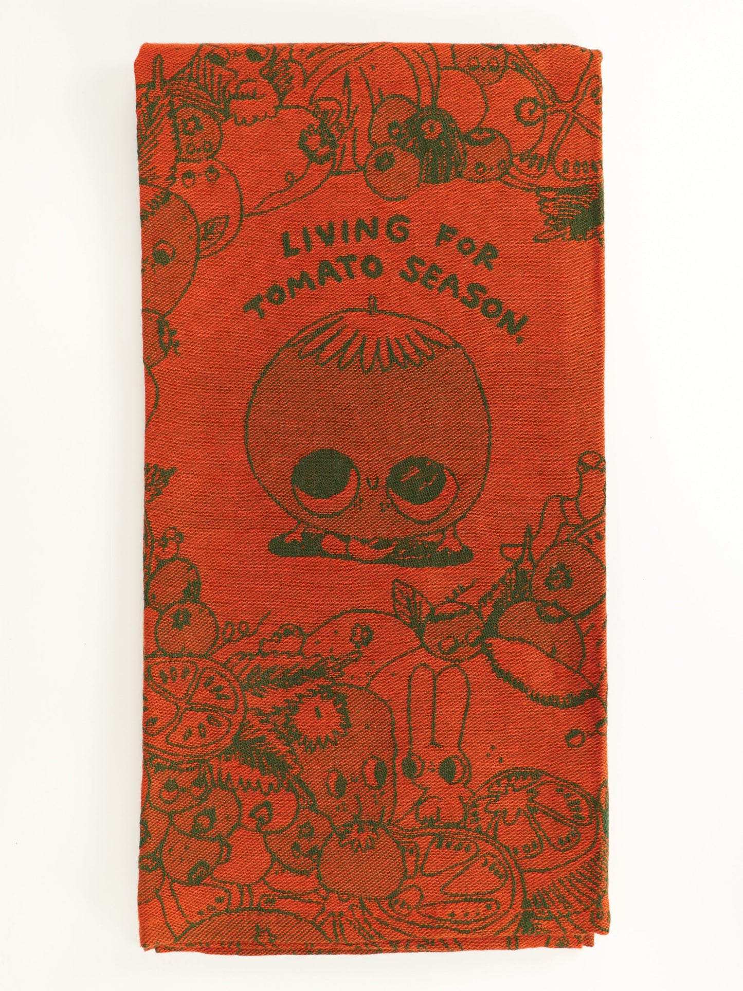 WW642 Living For Tomato Season Dish Towel