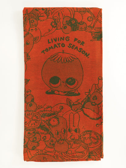 WW642 Living For Tomato Season Dish Towel