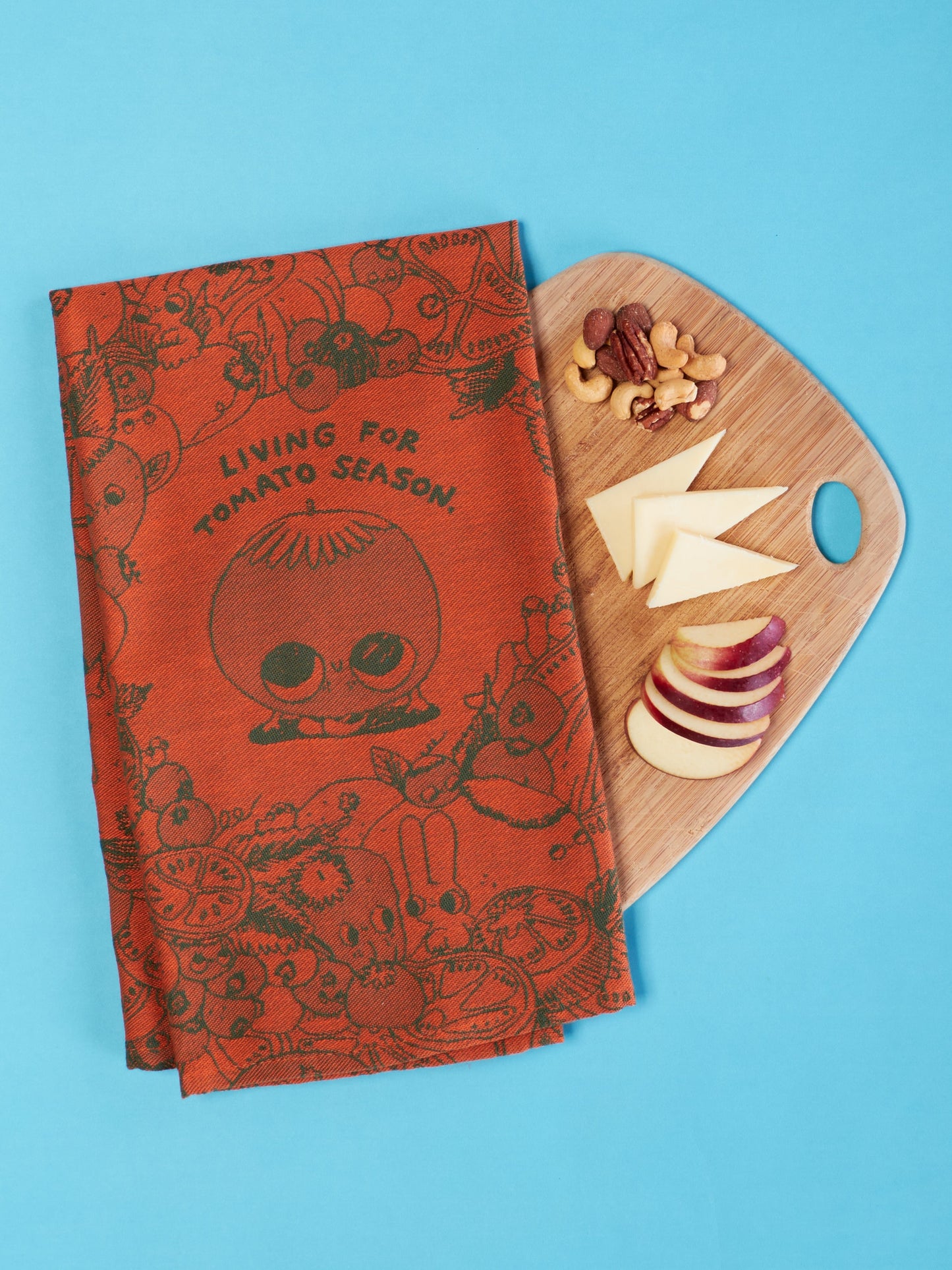 WW642 Living For Tomato Season Dish Towel