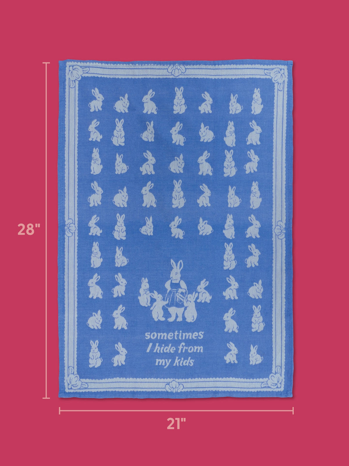 Sometimes I Hide From My Kids Dish Towel by Blue Q – image 4