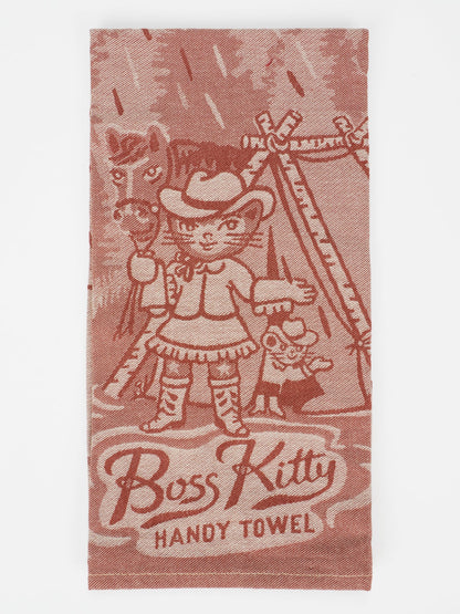 Boss Kitty Dish Towel by Blue Q