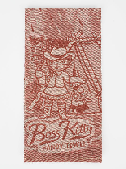 Boss Kitty Dish Towel by Blue Q