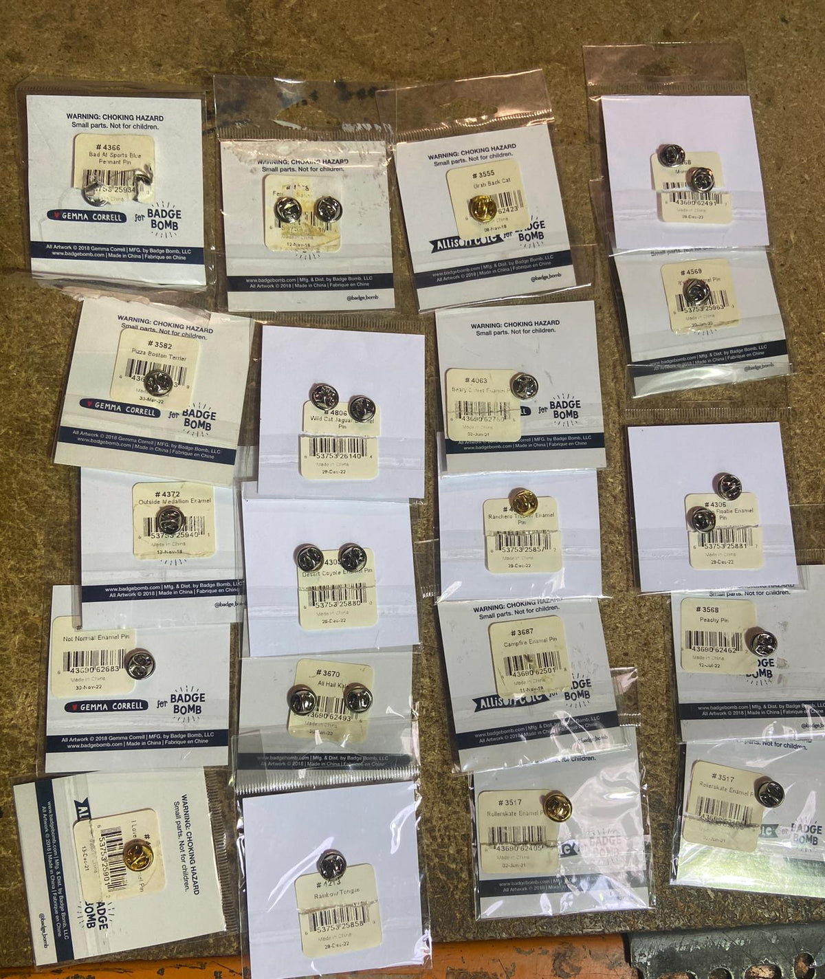 Badge Bomb Mixed Enamel Pin bundle 1