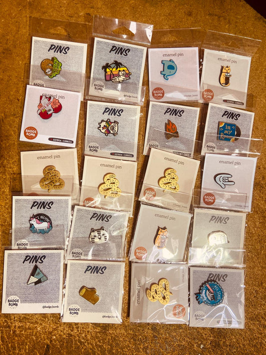 Badge Bomb Mixed Enamel Pin bundle 2