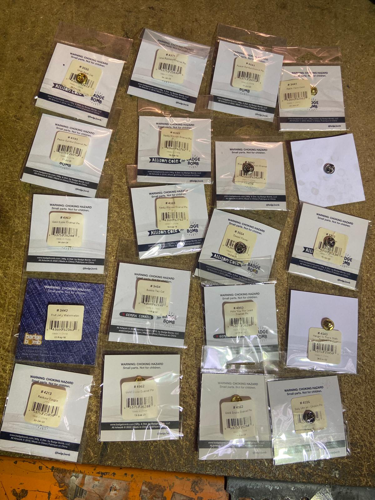 Badge Bomb Mixed Enamel Pin bundle 3
