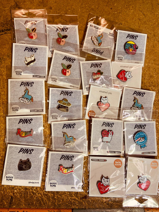 Badge Bomb Mixed Enamel Pin bundle 5