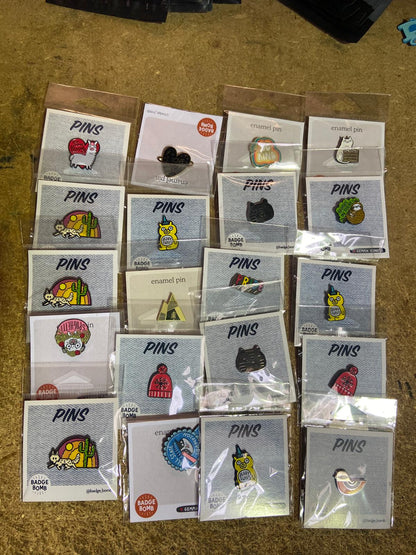 Badge Bomb Mixed Enamel Pin bundle 7
