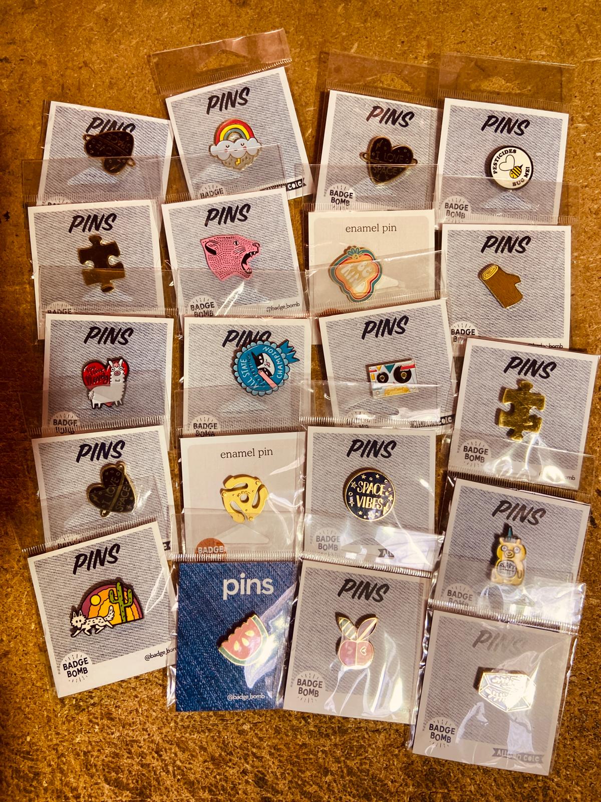 Badge Bomb Mixed Enamel Pin bundle 8