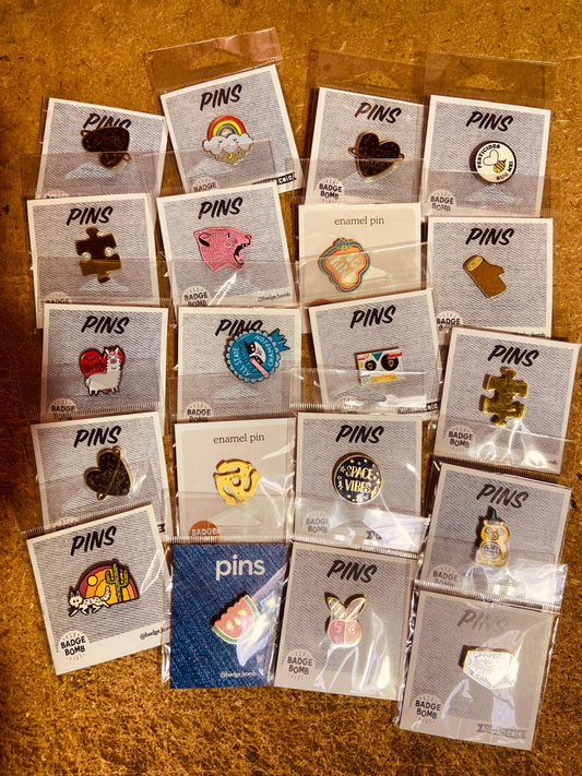Badge Bomb Mixed Enamel Pin bundle 8