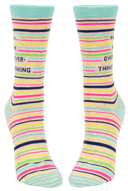 SW524 Shhh..I'm Overthinking Women's Socks