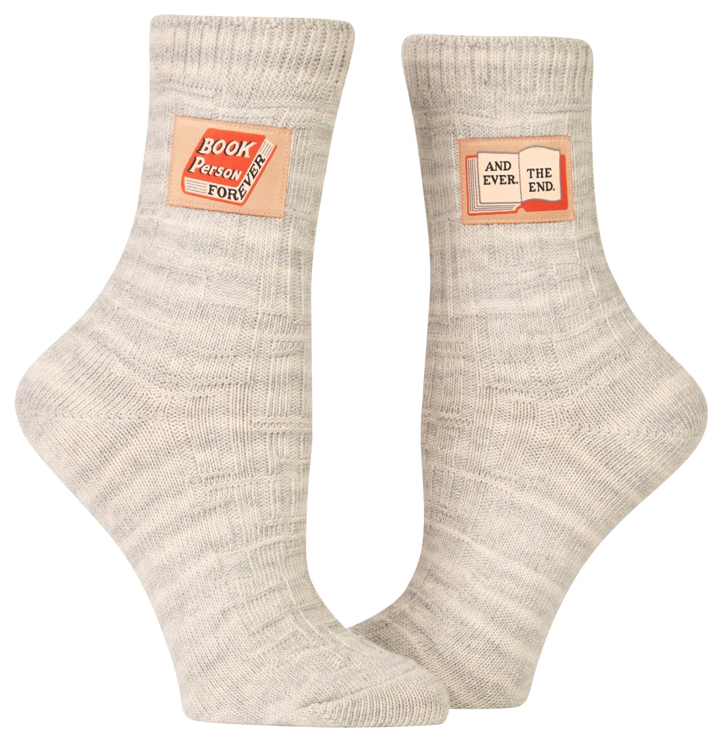 SW210X Book Person Forever Tag Socks L/XL - NEW!