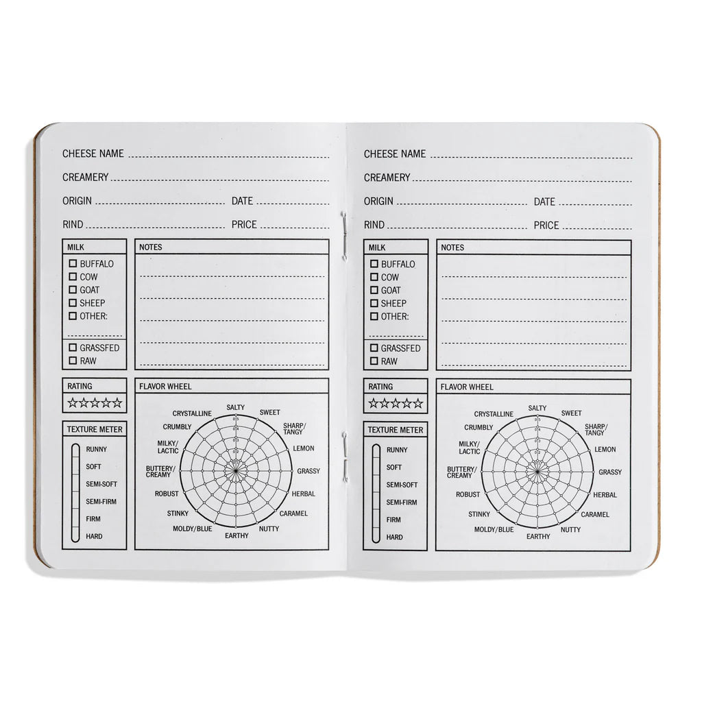 33 Pieces of Cheese Tasting Notebook