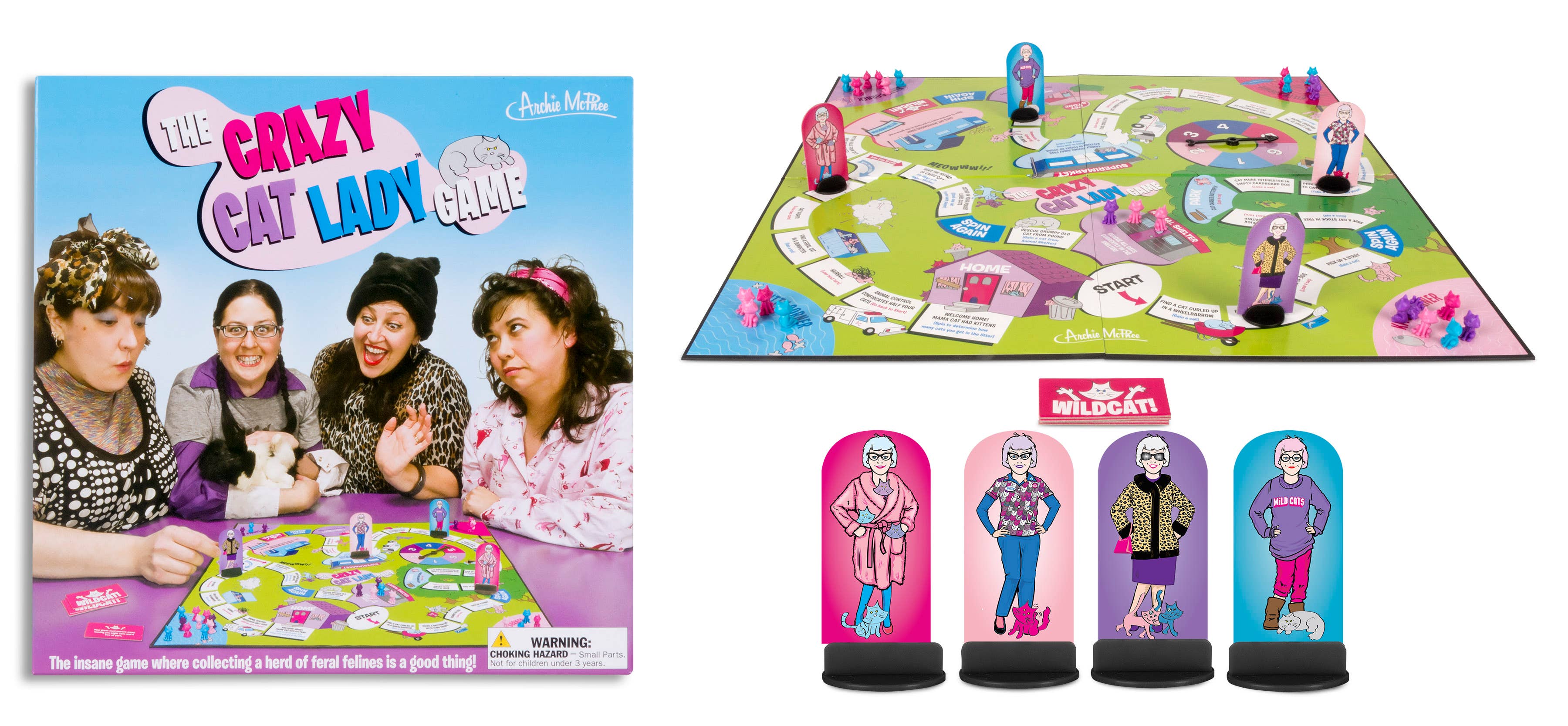 '11893 GAME - CRAZY CAT LADY BOARD – Incognito UK