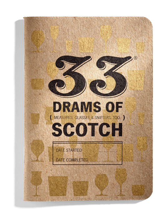 33 Drams of Whiskey Tasting Notebook